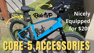 Ebike Accessories  Ride1UP CORE5  Road Ebike [upl. by Iroak580]