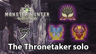 MHWorld  The Thronetaker solo Long Sword  705 [upl. by Bobker]