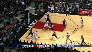 BYUs Jimmer Fredette Destroys SDSU [upl. by Sivrahc]