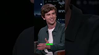 Freddie Highmore Navigating Marriage Terminology  Jimmy Kimmel Live 2021 [upl. by Timoteo]