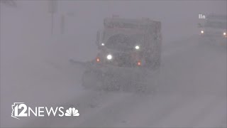 The snow keeps coming down in Flagstaff [upl. by Folberth]