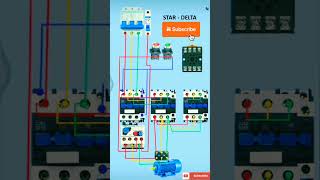 quotStarDelta Starter Control amp Power Diagram Explained in 1 Minute ⚡😍 electrical shorts trending [upl. by Suiramed166]