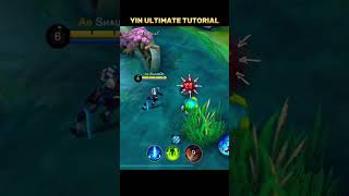 Yin ultimate tutorial ☠️ mobilelegends mlbb highlights yin tutorial [upl. by Kraul885]