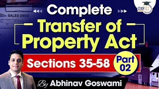 Transfer of Property Act  Part 02  Sections 3558  By Abhinav Goswami [upl. by Bittencourt826]