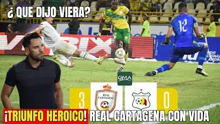 REAL CARTAGENA Goleo y sigue con vida Esto dijo SEBASTIAN VIERA [upl. by Einned954]