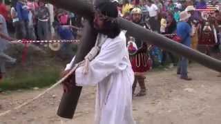 Semana Santa 2014 Chalcatongo Oax Via Crucis 610 [upl. by Ardnoyek]