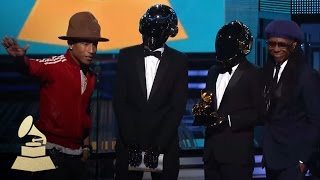 Daft Punk Win Best Pop Duo Group Performance for Get Lucky  GRAMMYs [upl. by Hime]