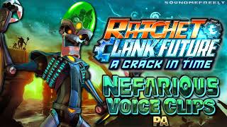 All Dr Nefarious PA Voice Clips • Ratchet amp Clank Future A Crack in Time • Armin Shimerman [upl. by Weinshienk714]