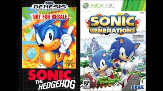 Green Hill  Sonic the HedgehogSonic Generations Modern Fusion [upl. by Annoynek]