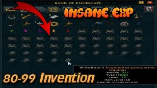 Runescape 8099 Invention in under 5 minutes INSANE EXP  LOOT [upl. by Sheehan]