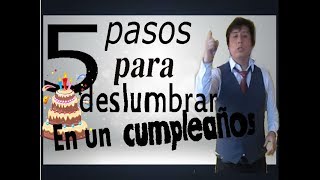 Los 5 pasos en un discurso de cumpleaños  embellece tus palabras en un cumpleaños [upl. by Eniledgam810]