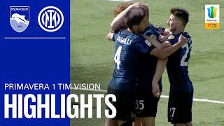 POKER amp WIN ⚽⚽⚽⚽  PESCARA 04 INTER  U19 HIGHLIGHTS  CAMPIONATO PRIMAVERA 1 TIM ⚫🔵 [upl. by Irisa229]