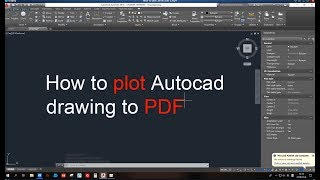 How to Plot A3A4 AutoCad Drawing to PDF In 4 Mins [upl. by Broome603]