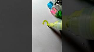 Activating my green POSCA Marker 🍏💚 shorts poscamarkers asmrsounds [upl. by Airtened]