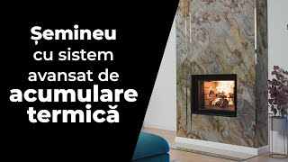 Semineu cu intoarcere de fumuri 🔥 Sistem avansat cu acumulare de caldura pe lemne 🌡️ ORTNERTV [upl. by Attiuqram]