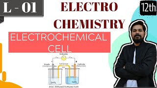 Electrochemistry।Class 12 Lecture 1। Electrochemical cell [upl. by Eirene441]