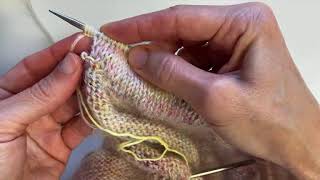 Backwards Loop Cast On  Knitting Podcast Tutorial [upl. by Intyre]