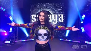 Saraya Entrance on Dynamite AEW Dynamite Sept 28 2022 [upl. by Aicylla405]