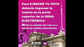 Si elegiste la modalidad de voto presencial desde el extranjero sigue estos pasos [upl. by Croner32]