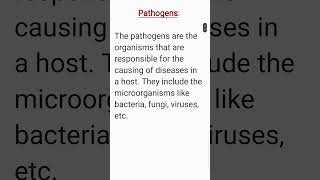 What are Pathogens Class 12 Biology Chapter 8 [upl. by Halbert219]