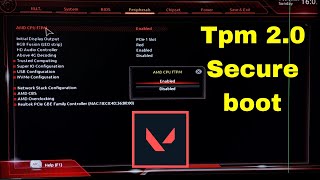 How to enable TPM 20 in ASUS Bios for Windows11 [upl. by Nail132]