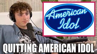 Why Did Benson Boone Quit American Idol [upl. by Strauss]