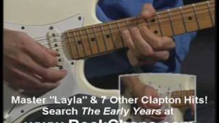 Eric Clapton Tabs Layla Video Guitar Lesson [upl. by Halle716]