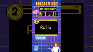 ANAGRAM QUIZ Can You Solve These Anagrams mindmysteries360 anagrams quizshorts [upl. by Ankeny186]