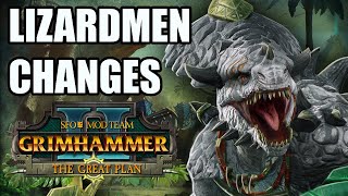 New Lizardmen Changes SFO Grimhammer Patch  The Great Plan  Total War Warhammer 2 [upl. by Imekawulo670]