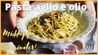 Pasta aglio e olio på 10 minuter med Zeina Mourtada [upl. by Reiners]