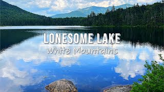 Franconia’s Lonesome Lake  Hike to a Breathtaking New Hampshire Wilderness Lake [upl. by Meibers]