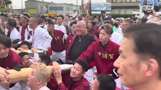 【10人ニキと】 新居浜太鼓祭り 中須賀太鼓台 20241017 工場前 [upl. by Jermayne]