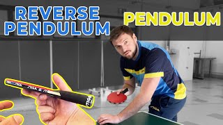 How to HOLD amp LEARN the PENDULUM amp REVERSE PENDULUM SERVE Table TennisPing Pong  Advance Tutorial [upl. by Chak]