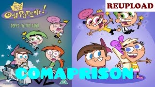 The Fairly Odd Parents Intro Comparison ReuploadRemake [upl. by Ahsik]