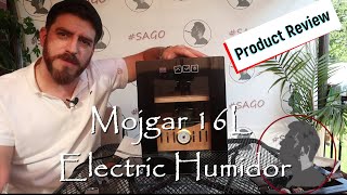 Mojgar 16L Electric Humidor Cabinet Jonose Cigars Review [upl. by Laveen]