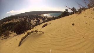 Gorgeous Sand Dunes hundreds of feet high on Island of Gavdos [upl. by Wolfgang]