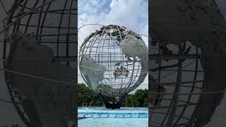 NYC  Flushing Meadows Park  1964 Worlds Fair  Unisphere [upl. by Sirtimid]