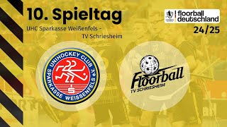 UHC Sparkasse Weißenfels vs TV Schriesheim  10 Spieltag  1 FloorballBL Herren 2425 [upl. by Atteval]