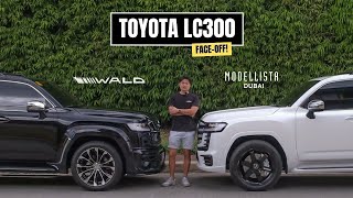 THE BEST BODYKITS FOR TOYOTA LC300  WALD amp MODELLISTA DUBAI [upl. by Hogue]