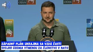 ZÁPADNÝ PLÁN Ukrajina sa vzdá časti svojho územia výmenou za členstvo v NATO [upl. by Whiteley]