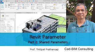 Revit parameters Part 2 Shared parameter [upl. by Wilbert554]