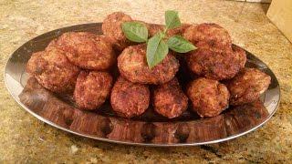 How To Make Cypriot Meatballs [upl. by Einalem]