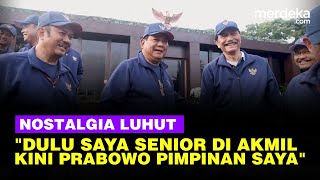 Kenangan Luhut ke Akmil Ikut Retreat Kabinet Dulu Saya Senior Kini Prabowo Pimpinan Saya [upl. by Htide133]