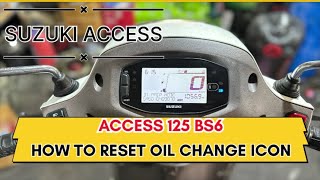 suzuki access 125 oil change indicator reset suzuki access 125 oil change indicator reset hindi 👍 [upl. by Mcquillin467]