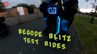 Begode Blitz Test Ride eRides EUC Upgrades [upl. by Eblehs]