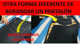 Agrandar un pantalón Cintura y piernas [upl. by Politi]