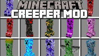 Minecraft Mod Showcase  ELEMENTAL CREEPERS [upl. by Eedia]