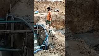 Footing Excavation loose soil area construction excavation [upl. by Trinia]