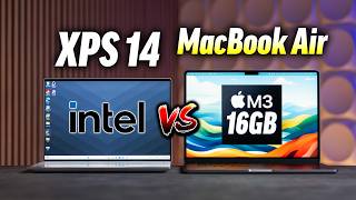 XPS 14 vs MacBook Air M3  Worth 700 MORE than the Air [upl. by Aicital]