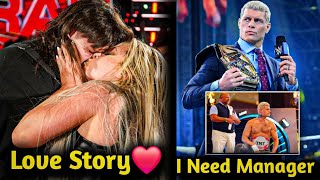 Liv Morgen Kiss Dominik Mysterio  Love Story Begain❤️  Cody Rhodes New Vice Man🙄 [upl. by Uokes]